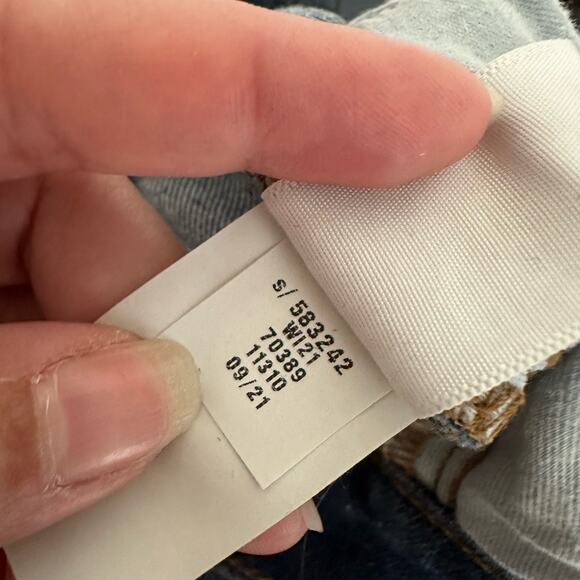 Loft Women's Mid Rise Skinny Jeans Mid Indigo Wash Size 29 Size 8 - Picture 9 of 11